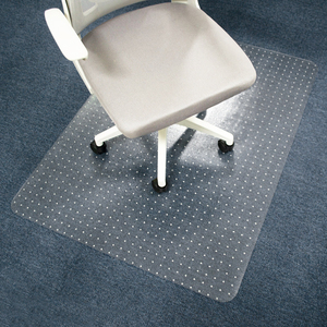 48x36 مقاومة للانزلاق الثقيلة تحت مكتب حامي الأرضيات السجاد ، لا ديفوت البلاستيك الحصير كرسي - Product Image 5
