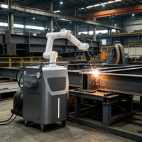 Robot Las Kolaboratif 6 Axis Canggih, Mesin Las MIG, Solusi Pengelasan Pintar Tanpa Pengajaran, Radius Kerja 1900mm