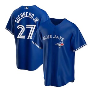 Maillots de baseball en gros des Blue <span class=keywords><strong>Jays</strong></span> 11 Bichette 27 Guerrero Jr en stock – Maillots brodés et gaufrés, hauts de sport - Product Image 6