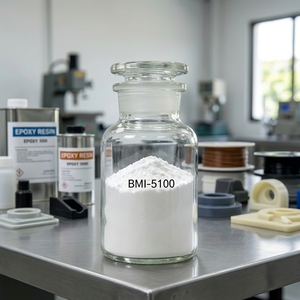 BMI-<span class=keywords><strong>5100</strong></span> Hitzebeständiges Pulver für Epoxidmodifikation & Formkunststoffe, Kostengünstig für Südostasien - Product Image 1