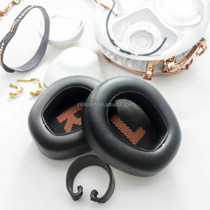 Spedizione gratuita cuscinetti auricolari sostitutivi in pelle proteica cuscini per cuffie J BL Quan tum 600 cuffie parti di riparazione - Product Image 1