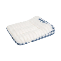 Klassische Mode Kopfstütze rechteckige ortho pä dische Hunde bett Haustier bett Boucle Hunde bett