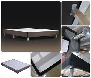 Les derniers designs de meubles de chambre renforcent le cadre de lit à plateforme en bois bases de lit souples en lamelles - Product Image 3