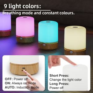 Productos de Tendencia 2024, Luces Nocturnas LED Inteligentes para el Hogar, con Cambio de Color, Recargables por USB, con Sensor de Movimiento RGB, para Dormitorio - Product Image 3