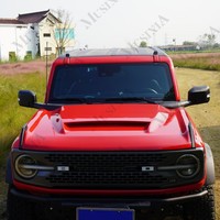 Accessoires d'usine personnalisés 4*4 panneaux de ventilation de capot en Fiber de carbone couvrent le capot moteur pour Ford Bronco