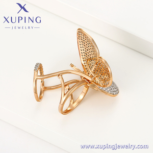 15827 Xu Pingジュエリー高級ジュエリーバタフライセットダイヤモンドリングはダイナミックレディリングにすることができます - Product Image 4