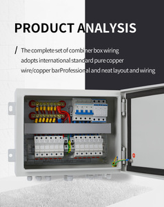 SAIPWELL PV <span class=keywords><strong>Array</strong></span> 6 in 1 out Custom AC/DC500V AC/DC1000V ที่กําหนดเอง PV String Combiner กล่องสําหรับแผงพลังงานแสงอาทิตย์ - Product Image 5