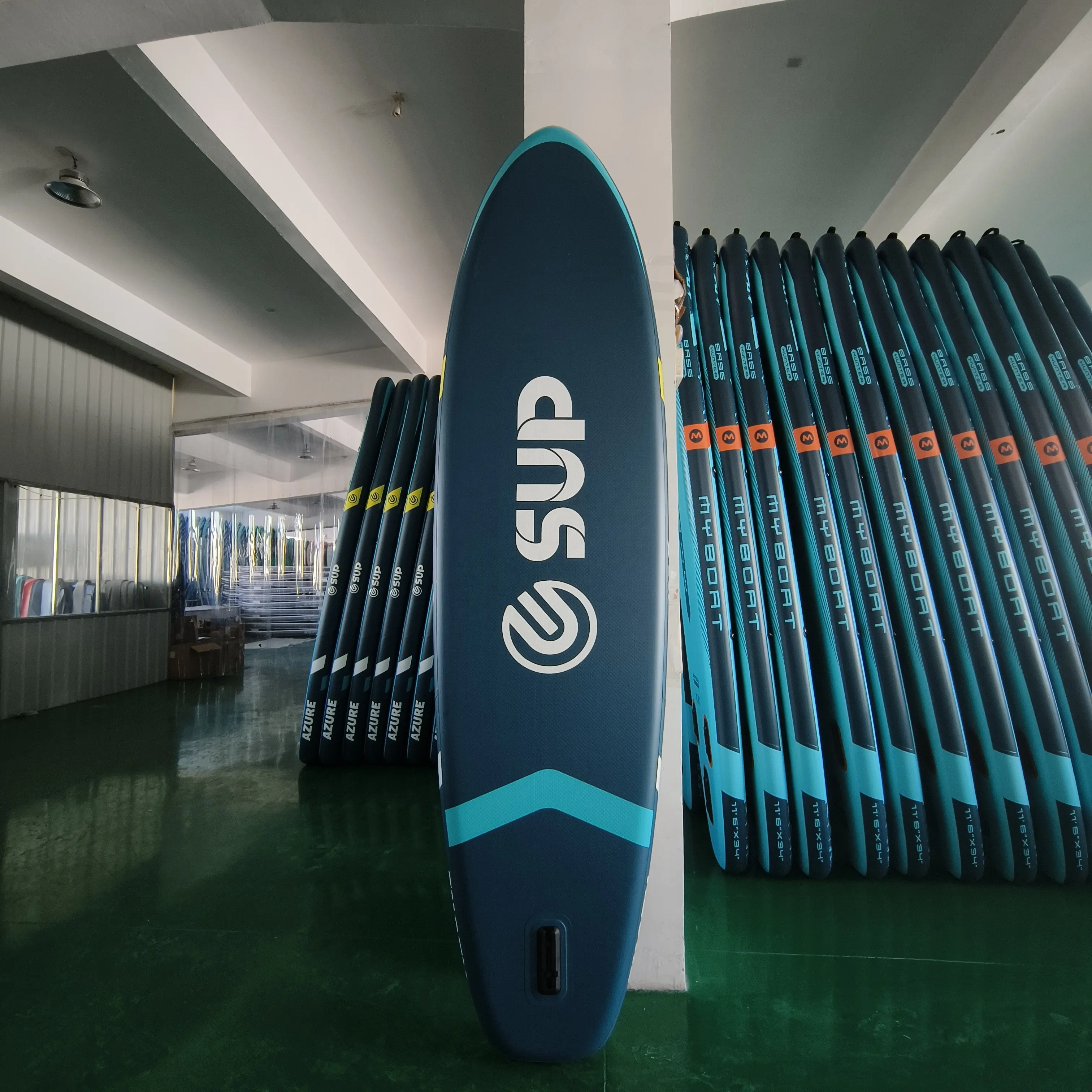 E sup mới nhất thể thao dưới nước mới Inflatable đứng Paddle Board biển ván lướt sóng