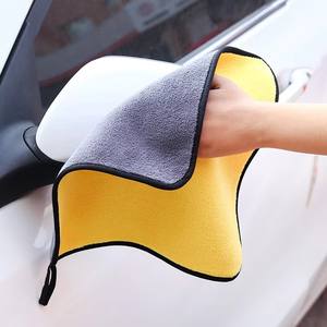 Juego de Toallas de Microfibra de Secado Rápido de 40x40 cm, Doble Cara, Borde Negro, Alta Densidad, para Lavado de Autos en Húmedo, 1200 g/m², Tejido para Uso en la Cocina - Product Image 2