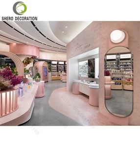 Sang Trọng Mỹ Phẩm Cửa Hàng Đồ Nội Thất Tùy Chỉnh Trang Điểm Hiển Thị <span class=keywords><strong>Showcase</strong></span> Hiện Đại Chăm Sóc Da Hiển Thị <span class=keywords><strong>Showcase</strong></span> Cho Cửa Hàng - Product Image 5