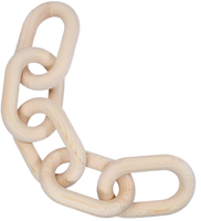Buchenholz Polierte Kettenglied-Knoten DIY Dekorativer Couchtisch Maßgefertigtes Cooles Marmor-Design