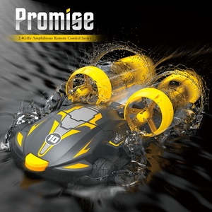 Vente en gros R C hovercraft véhicule tout terrain 2.4g amphibie télécommande dérive voiture bateau étanche bateau rc hovercraft jouets - Product Image 2