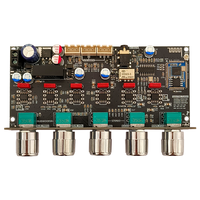 WUZERVON PRO2 Carte son avant 2.1 canaux avec subwoofer, version améliorée avec décodage Qualcomm BT, amplificateur opérationnel TI NE5532