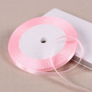 Handmade DIY 0.6cm Polyester Satin <b>Ribbon</b> Eco-Friendly Washable Durable Wedding Flower Bouquet Packaging Hair Valentine's Day - Product Image 6