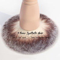 Supplier Set Kuas Makeup Sintetis Pink Berkualitas Tinggi 7 Pcs dengan Gagang Kayu Lembut, Grosir Pabrik, Perlengkapan Sehari-hari