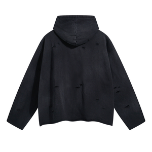 450gsm कपास-पॉलिएस्टर मिश्रण से बनी अनियमित और फ्रेयाडहुडी 450gsm-पॉलिएस्टर मिश्रण टेरी कपड़े पुरुषों और महिलाओं दोनों के लिए उपयुक्त - Product Image 5