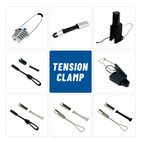 Pince d'ancrage haute tension, pince de terminaison, pince de tension de type cale pour équipement de fibre optique FTTH et GSM