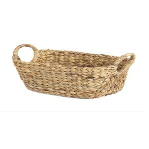 Handcrafted Water Hyacinth <b>Rectangular</b> <b>Storage</b> <b>Basket</b> with Twisted Handle Convenient Multi-Size Collection Direct Elegant Design - Product Image 1