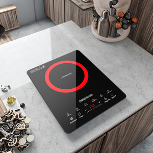 2100W Induction <strong>Cooker</strong> Microcrystalline Panel Touch Control <strong>Timer</strong> Multiple Functions for Home Use - Product Image 1