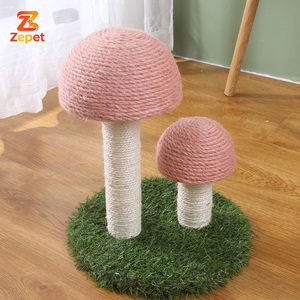 Nouveaux arbres à <span class=keywords><strong>chat</strong></span> et griffoirs en gros – Poteau à griffer pour <span class=keywords><strong>chat</strong></span> en sisal naturel de haute qualité, en forme de champignon, <span class=keywords><strong>arbre</strong></span> et tour à griffer pour <span class=keywords><strong>chat</strong></span> - Product Image 6