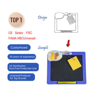 Tablero de dibujo Doodle, tableta de escritura, juguetes educativos para niños, juguete promocional sensorial con tiza y borrador - Product Image 1