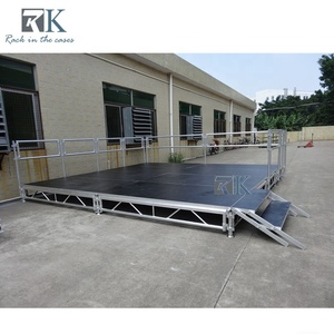 Barandillas de escenario de aluminio Etapas de rendimiento de seguridad de altura ajustable - Product Image 4