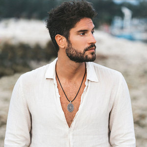 Merryshine cổ điển 925 Sterling Bạc Tổng lãnh thiên thần St. Michael sigil bảo vệ chuông Mặt dây chuyền amulet trang sức cho nam giới - Product Image 5