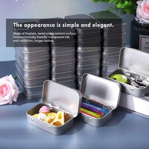 <b>Small</b> Rectangular Shape Slide <b>Tin</b> With Lid Mini Gift Sliding <b>Tin</b> Cans Lip Balm Slide <b>Tin</b> - Product Image 3