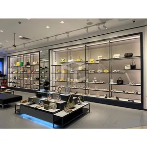 מקצועי הקמעונאי פנים חנות עיצוב נעל חנות תצוגת משלוח מסחרי הקמעונאי חנות נעליים עיצובים