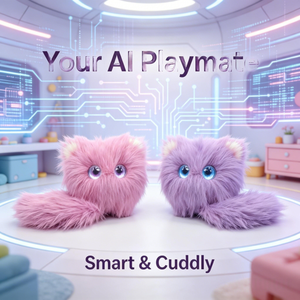 Fantástico Juguete Interactivo con IA para Niños y Niñas, Adorable Gato Doodle con Respuestas de Voz, Ideal para Momentos de Conexión Familiar - Product Image 1