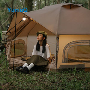 YumuQ Impermeable A prueba de lluvia Apertura rápida completamente automática Tipo de barco Tiendas de campaña 2-3 4 personas - Product Image 2