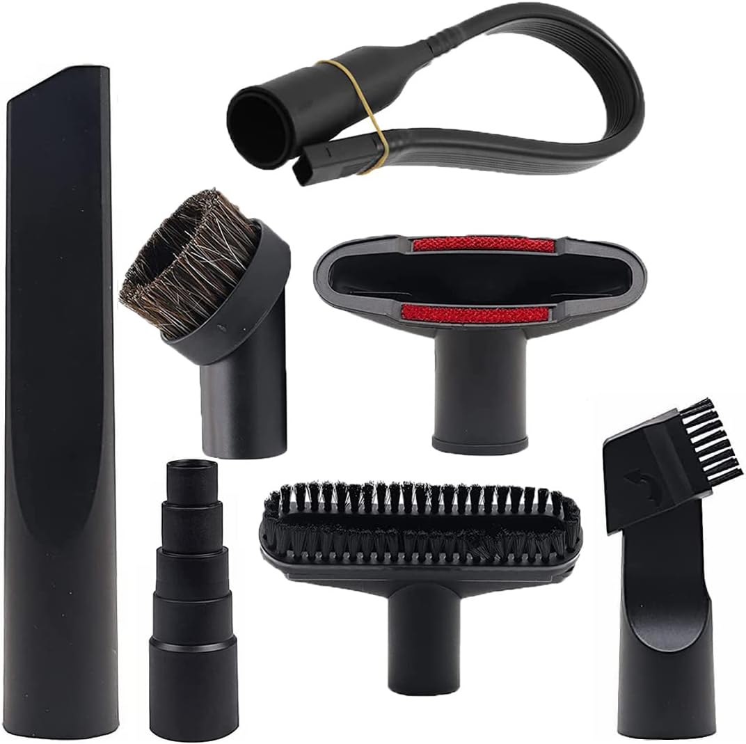 Vacuum Accessories and Attachments for Shop Vac Household Cleaning Vacuum Brush Attachment Nozzle Flexible Crevice Hose Adapter