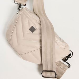 กระเป๋าคาดเอวสีเบจแบบยูนิเซ็กส์กระเป๋าคาดเอวมีซิปขนาดใหญ่กระเป๋าคาดตัวกระเป๋าคาดเอวมีช่องใส่จดหมายได้ทุกที่ - Product Image 4