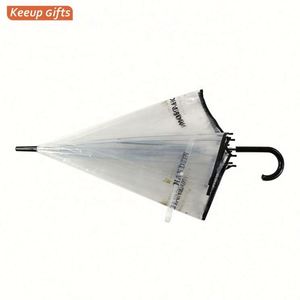 Parapluie transparent publicitaire avec impression personnalisée, parapluie de pluie promotionnel pour enfants et adultes, fournisseur chinois - Product Image 3