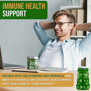 Nhãn hiệu riêng thuần chay Hữu Cơ vitamin khoáng chất cai nghiện cải thiện miễn dịch năng lượng seamoss biển rêu Gummies với bladderwrack cây ngưu bàng - Product Image 4