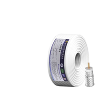 Cable de vídeo coaxial Inventario al por mayor Rg142 Rg400 Rg141 Rg405 Espuma Pe 75 Ohm Antena de Tv Cable coaxial Antena CCTV