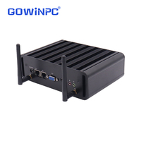 Mini PC X86 Serveur NAS Intel I3-4005U Windows 11 Linux Double LAN pour SSD 4K Usage Industriel Serveur Multimédia IPC Ordinateur de Bureau