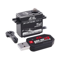 Moteur brushless HV AGFRC A80BHN-H Tail 0.055s 79g avec engrenage métallique, servo numérique à rotor, 4.8-8.4V, couple de freinage 22kg-cm, pour débutants en RC