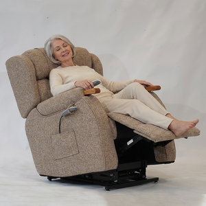 Fauteuil inclinable électrique en tissu pour seniors, fauteuil releveur pour personnes âgées, fauteuil inclinable pour maison de retraite - Product Image 5