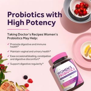Oem Odm Private Label Women's Probiotic Capsules with Cranberry to Support Digestion, <strong>Probioticos</strong> Vaginales Supplements - Product Image 2