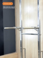 Barre de traction horizontale intérieure en acier inoxydable 304, à poser au sol, simple/double barre, forte capacité de charge, anti-corrosion, pour adultes