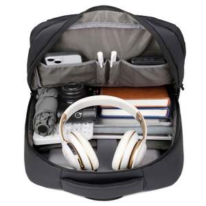 Men Classic Design College Student Laptop <b>Backpack</b> Anti Theft Business Office <b>Computer</b> Bag - Product Image 5