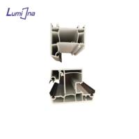 Fenêtres à guillotine en PVC vinyle, style américain, remplacement de la languette de fixation avec grille de protection pour les maisons aux États-Unis et au Canada
