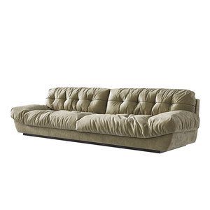 Canapé <span class=keywords><strong>Baxter</strong></span> Cloud, style mid-century, Wabi Sabi, canapé droit en tissu, tissu mat vintage, canapé design pour petit salon - Product Image 4