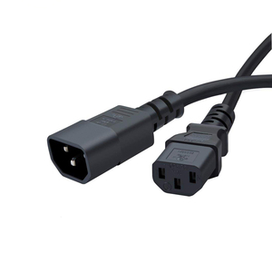 Câble adaptateur d'alimentation IEC mâle C14 vers femelle, rallonge, 1M 2M 3M, livraison gratuite - Product Image 6
