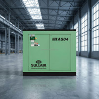 Compresseur d'air à vis rotatif Sullair AS04 AS0408 AS0410 AS0413 4kW 5HP 8bar 10bar 13bar avec réservoir, compresseur industriel monté sur réservoir