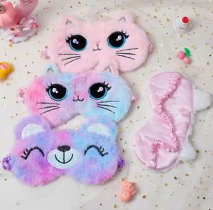 Antifaz de Peluche Elástico para Dormir, con Cuernos Lindos, Suave y Esponjoso, Divertido y Novedoso, con Diseño de Animal - Product Image 3