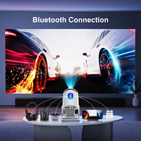 Mini-projecteur de poche HY300pro Android 11 720P, modèle 2026, le plus vendu, avec haut-parleurs stéréo HIFI et projection de 40 à 130 pouces