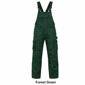 Adjustable Strap <b>Dungaree</b> Workwear <b>for</b> <b>Men</b> Utility Bib Overalls with Custom Logo Labeling and Private Branding - Product Image 2