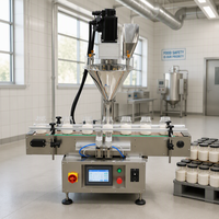 Machine d'emballage de poudre : Machine de dosage et de remplissage à vis sans fin pour farine et épices / Machine de remplissage de poudre de table avec convoyeur à bande